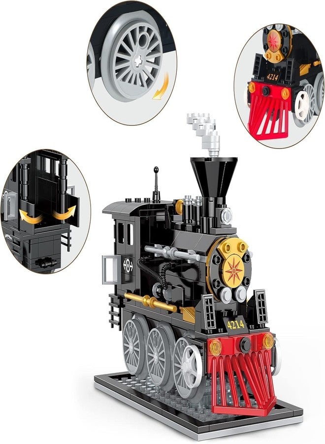 PIPBO Building Block Brick Educational DIY Toys Models Construction Set | Interactive Toy for Boys & Girls STEM Toys for Kids 6 7 8 9 10 11 12 Year Old Kids (Classic Brick Train) - Image 4